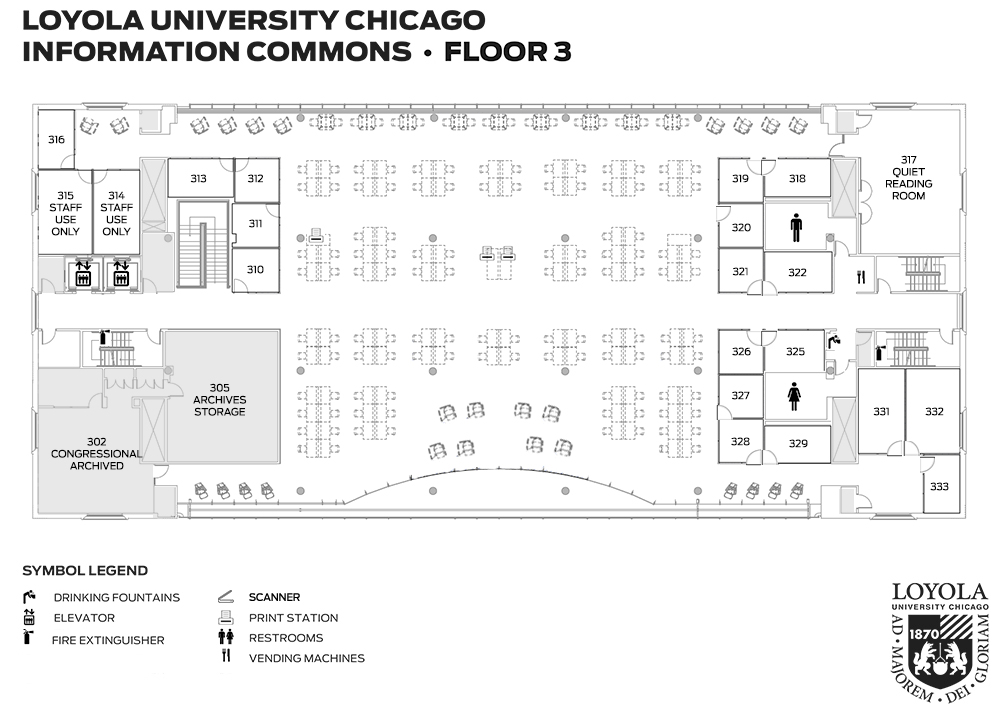 Information Commons 3rd floor map